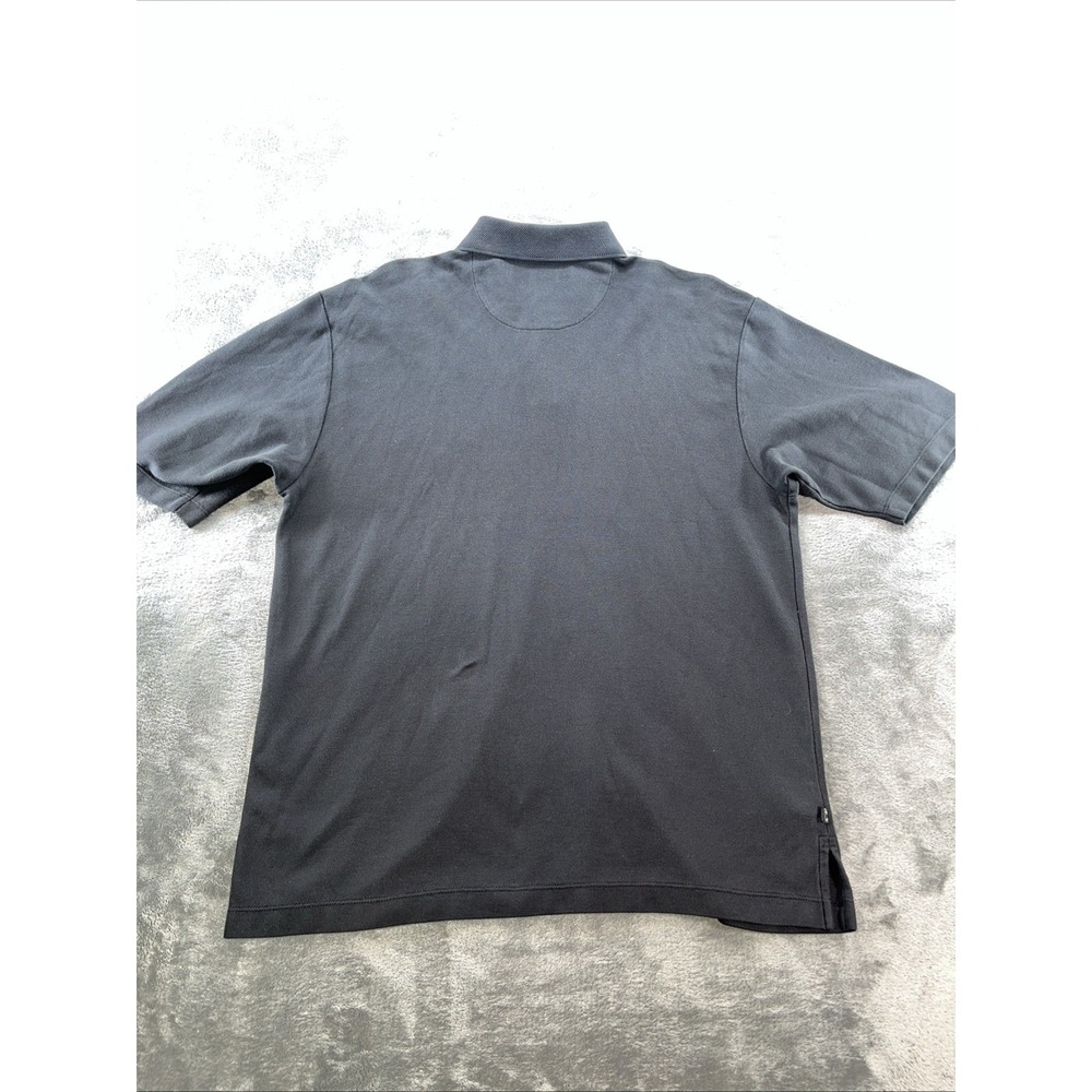 Tommy Bahama Pima Cotton/Poly Blend Men's Large Black Golf Polo - Picture 8 of 8